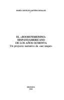 Portada de El "boom femenino" hispanoamericano de los años ochenta