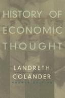 Portada de Historia del Pensamiento Economico