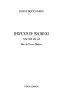 Portada de Servicios de Insomnio