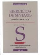 Portada de Ejercicios de sintaxis