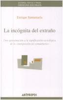 Portada de La Incognita Del Extrano