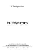 Portada de El indicativo