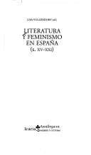 Portada de Literatura y feminismo en España, S. XV-XXI