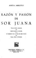 Portada de Razón y pasión de Sor Juana