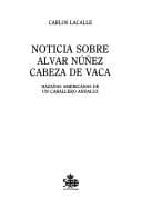Portada de Noticia sobre Alvar Núñez Cabeza de Vaca