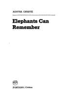 Portada de Elephants can remember