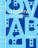 Portada de Algebra 1/2