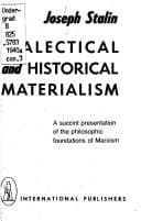 Portada de Dialectical and Historical Materialism