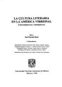 Portada de La cultura literaria en la América virreinal