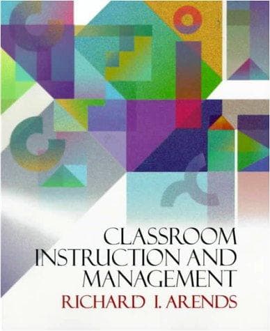 Portada de Classroom instruction and management