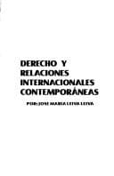 Portada de Derecho y relaciones internacionales contemporaneas