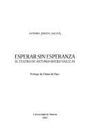 Portada de Esperar sin esperanza