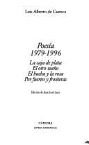 Portada de Poesía, 1979-1996