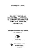 Portada de Iglesia y sociedad en la Castilla moderna