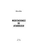 Portada de Meditaciones de atardecer