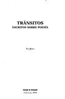 Portada de Tránsitos