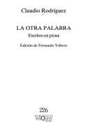 Portada de La otra palabra