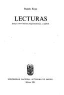 Portada de Lecturas, ensayos sobre literatura hispanoamericana y española