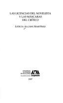 Portada de Las licencias del novelista y las máscaras del crítico