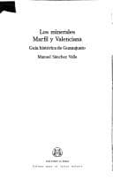 Portada de Los minerales, Marfil y Valenciana
