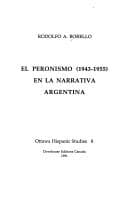 Portada de El peronismo (1943-1955) en la narrativa argentina