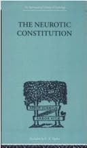 Portada de The Neurotic Constitution