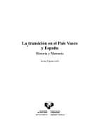 Portada de La transición en el País Vasco y España