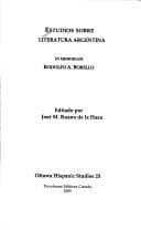 Portada de Estudios sobre literatura argentina