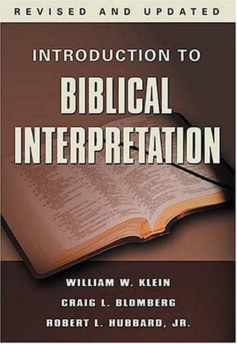 Portada de Introduction to Biblical Interpretation