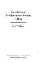 Portada de Handbook of Mediterranean Roman pottery