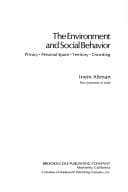 Portada de The environment and social behavior