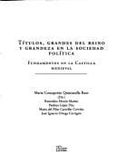 Portada de Titulos, Grandes del reino y grandeza / Titles, Greats of the Kingdom And Grandness