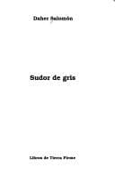 Portada de Sudor de gris