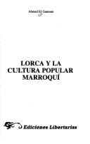 Portada de Lorca y la cultura popular marroquí.