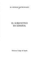 Portada de El subjuntivo en español