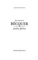 Portada de Los papeles de Bécquer