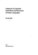 Portada de A manual of linguistic field work and structures of Indian languages