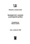 Portada de Simposio y coloquio sobre sociedad civil, juventud y participación política