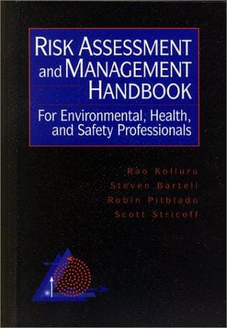 Portada de Risk Assessment and Management Handbook