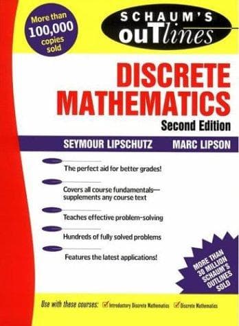 Portada de Schaum's Outline of Discrete Mathematics (Schaum's)