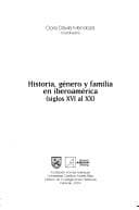 Portada de Historia, género y familia en Iberoamérica (siglos XVI al XX)