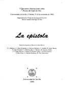 Portada de La epístola
