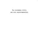 Portada de La guerra civil en sus documentos