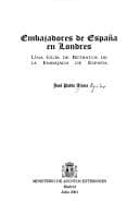 Portada de Embajadores de España en Londres