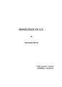 Portada de Monólogos en V.O.