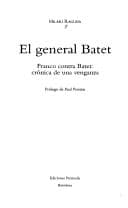Portada de El general Batet