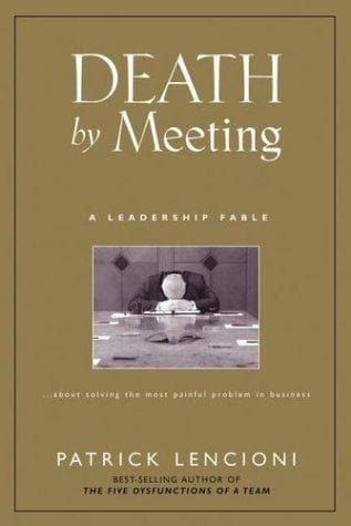 Portada de Death by Meeting