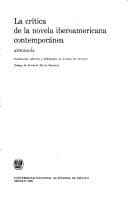 Portada de La Cri□tica de la novela iberoamericana contempora□nea