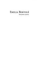Portada de Emilia Bertolé