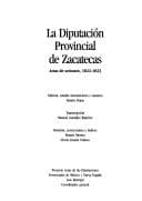 Portada de La Diputación provincial de Zacatecas